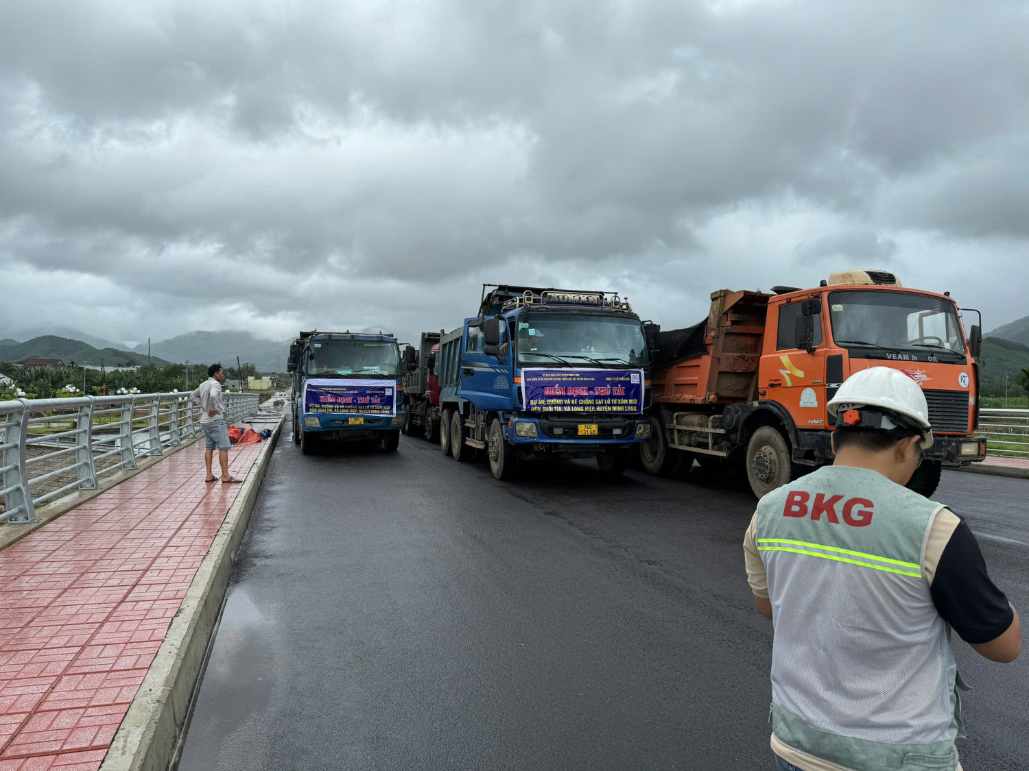 KIỂM ĐỊNH , THỬ TẢI CẦU SUỐI TÍA - QUẢNG NGÃI