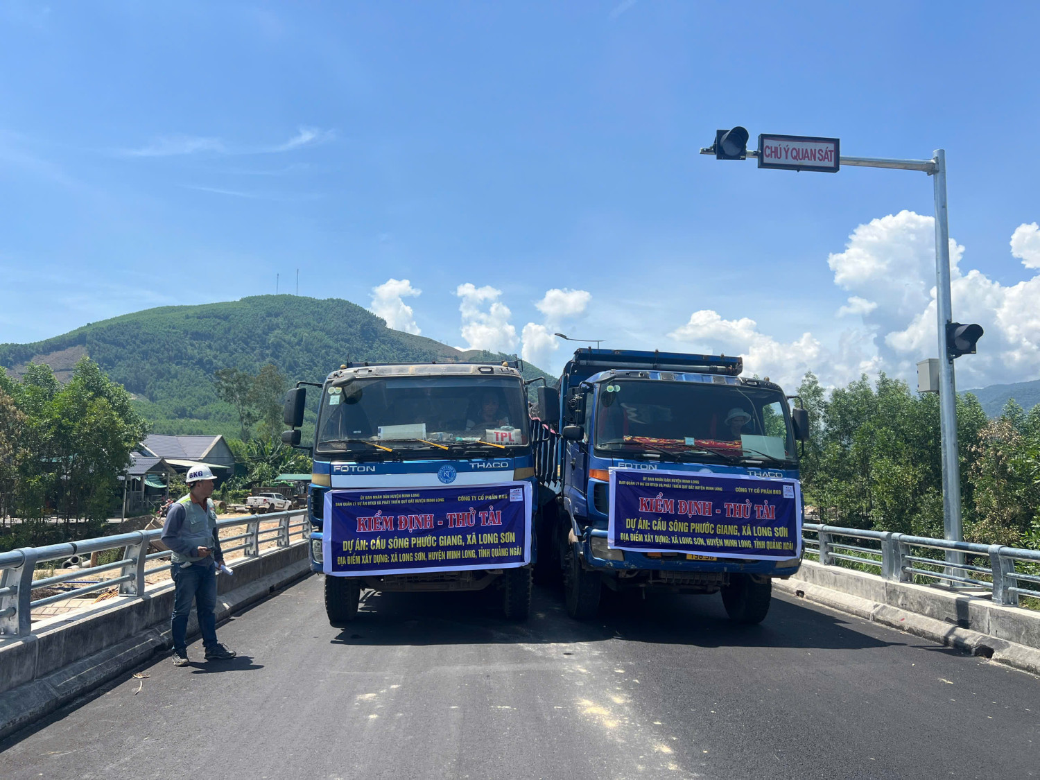 THỬ TẢI CẦU PHƯỚC GIANG - QUẢNG NGÃI